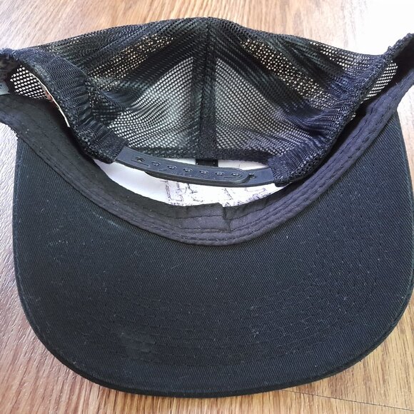 Vintage Trucker Hat JBT Transport Mesh Snapback Cap Black Purple White - Picture 5 of 12